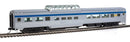 WalthersMainline 910-30405 85' Budd Dome Coach - Ready to Run -- Via Rail Canada (silver, blue, yellow), HO Scale