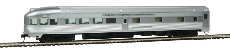 WalthersMainline 910-30355 85' Budd Observation - Ready To Run -- New York Central (silver), HO Scale