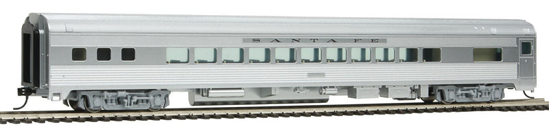 WalthersMainline 910-30202 85' Budd Small-Window Coach - Ready to Run -- Santa Fe (silver), HO Scale