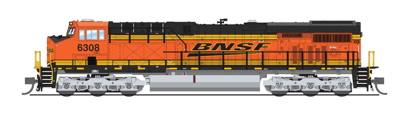 BLI 8611 GE ES44AC, BNSF 6329, Swoosh Scheme, Paragon4 Sound/DC/DCC, N