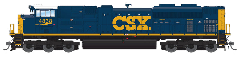 PREORDER BLI 8676 EMD SD70ACe, CSX 4838, YN3 Paint, Paragon4 Sound/DC/DCC, w/ Smoke, HO