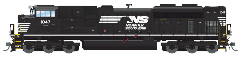 BLI 8679 EMD SD70ACe, NS 1047, Black/White, Paragon4 Sound/DC/DCC, w/ Smoke, HO