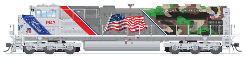 PREORDER BLI 8683 EMD SD70ACe, UP 1943, "Support Our Troops", Paragon4 Sound/DC/DCC, w/ Smoke, HO