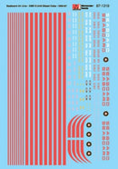 Microscale Industries 60-1319 Seaboard Air Line -- EMD E Unit Diesel Cabs 1959-1967, N Scale