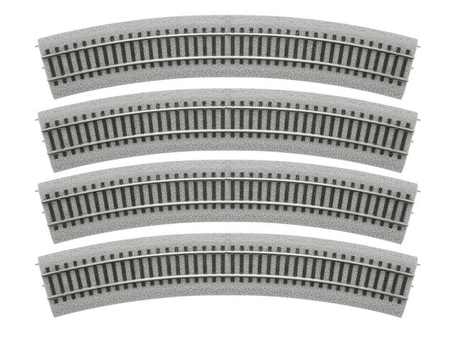 Lionel 871818010 20" Radius Curve MagneLock - 4 Pack, HO Scale