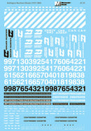 Microscale Industries 87-25 Burlington Northern BN -- Diesel Locomotives (green, black) 1970-1989, HO Scale