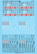 Microscale Industries 87-48 Diesel Loco Data Sheets -- Builders Plates, HO Scale