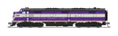 PREORDER BLI 8760 EMD E7 A/B, ACL 533 / 760B, Purple & Silver, A-unit Paragon4 Sound/DC/DCC, Unpowered B-unit, N