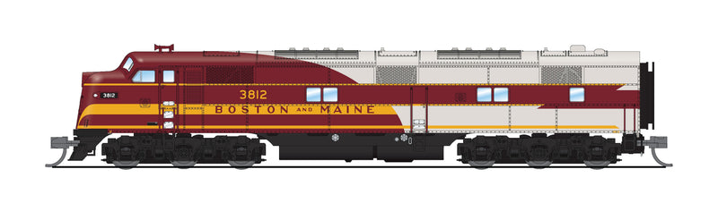 PREORDER BLI 8763 EMD E7A, B&M 3812, As-Delivered, Paragon4 Sound/DC/DCC, N