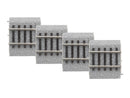 Lionel 8768024 1.5" Straight MagneLock Track (4 pack), HO Scale