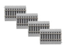 Lionel 8768034 3" Straight MagneLock Track (4 pack), HO Scale