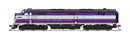 BLI 8788 EMD E7A, ACL 536, Purple & Silver, No-Sound / DCC-Ready, N