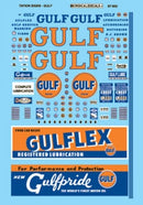 Microscale Industries 87-902 Gas Station Sign Sets -- Gulf Oil Co., 1936-1963, HO Scale