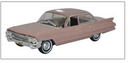 Oxford Diecast 553-87CSD61001 1961 Cadillac Sedan de Ville - Assembled -- Topaz, HO