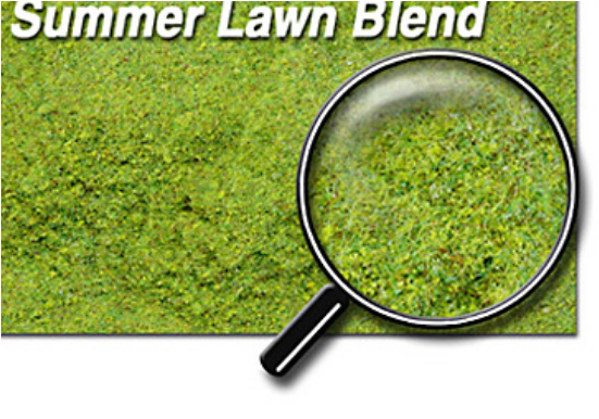 Scenic Express 653-881B FLOCK & TURF. -  SUMMER LAWN BLEND - 32 oz.