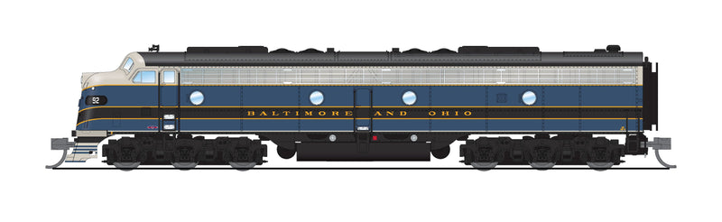 PREORDER BLI 8813 EMD E8 A/B, B&O 92 / 52X, As-Delivered, A-unit Paragon4 Sound/DC/DCC, Unpowered B-unit, N