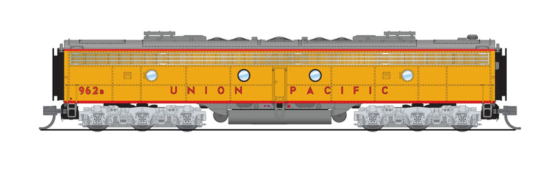 PREORDER BLI 8828 EMD E9B, UP 970B, Yellow & Gray, Paragon4 Sound/DC/DCC, N