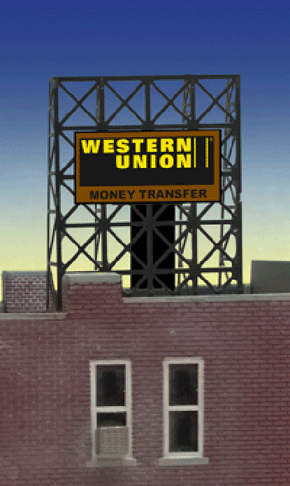 Miller Engineering Animation 338940 WESTERN UNION BB, N/Z Scale