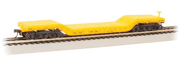 Bachmann 18343 52' Depressed-Center Flatcar - Ready to Run - Silver Series(R) -- St. Louis-San Francisco 3900, HO Scale