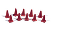 JL Innovative Design 899 Custom Highway Cones (10), HO
