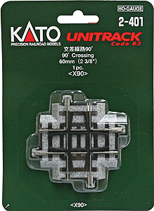 Kato KAT2-401 90-Degree Crossing, HO Scale