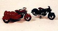 JL Innovative Design 906 Motorcycles - Classic 1947 Model, HO Scale