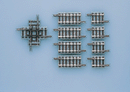 TomyTec Co LTD 1324 90 Degree Crossing X37-90 - Fine Track -- 1-7/16" 37mm Straight Length, N Scale
