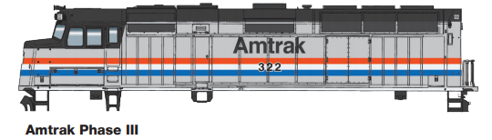 WalthersMainline 910-19465 EMD F40PH Phase IIb - ESU Sound and DCC -- Amtrak