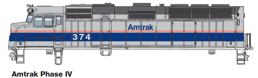 WalthersMainline 910-19468 EMD F40PH Phase IIb - ESU Sound and DCC, Amtrak