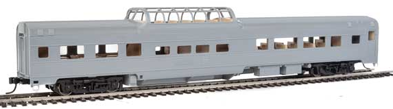 WalthersMainline 910-30400 85' Budd Dome Coach - Ready to Run -- Undecorated, HO