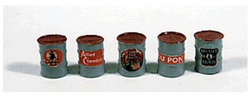 JL Innovative Design 912 Custom Barrels - Paint & Chemical Labels, HO