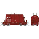 Rapido 543004 N Short Barrel Ore Hopper 6-Pack - Ready to Run -- Canadian National Set 2 (mineral brown, noodle logo)