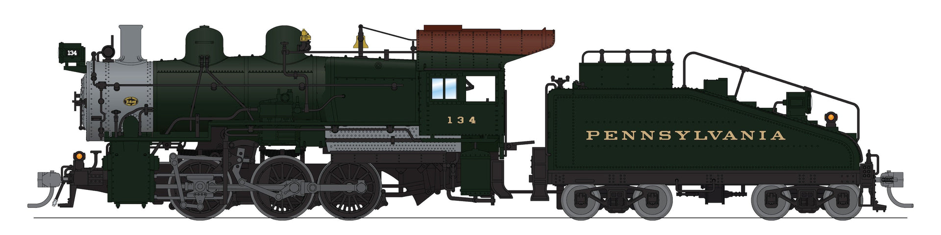 Red Ball HO Brass PRR B6sb 0-6-0 Switcher EX – Trainz