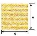 Plastruct 91605 PS-91 2pk ROUGH BRICK HO
