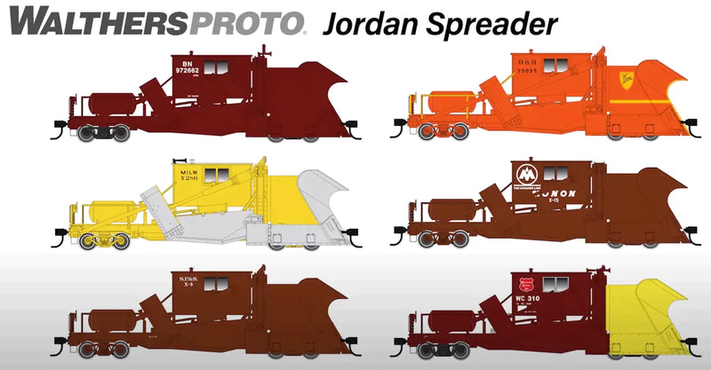 Walthers 920-110130 Jordan Spreader - Ready to Run -- Monon