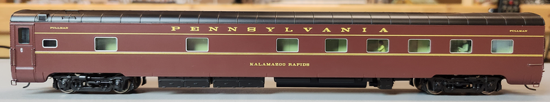 Walthers 920-9743 The General -- Deluxe #1 -Car #3- 85' Pullman-Standard 10-6 Sleeper Plan 4129 "Kalamazoo Rapids"- HO