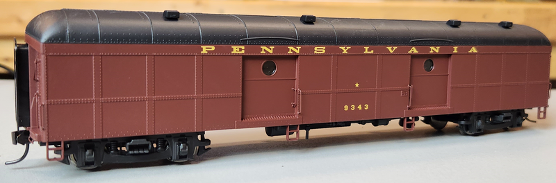 Walthers 920-9761 The General -- Deluxe #2 -Car #2- 60' B60B Baggage Car w/Standard Doors, Messenger Service #9343, HO