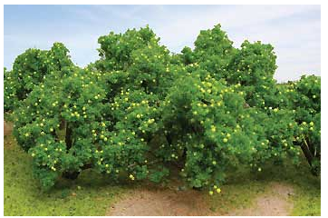 JTT Trees & Shrubs 92127 Lemon Tree Grove, O Scale