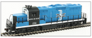 Walthers Trainline #931-451 EMD GP9M - Standard DC - Boston & Maine #1754 (blue, black, white), HO