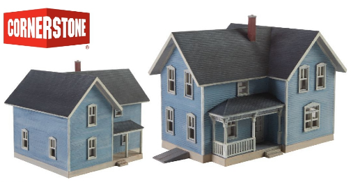 Walthers Cornerstone 933-3890 Lancaster Farm House -- Kit - 2-1/2 x 3-1/4 x 2-5/16" 6.3 x 8.3 x 5.9cm, N Scale