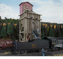 Walthers Cornerstone 933-4202 Small Wood Coaling Station - Kit - 3 x 5-5/8 x 7-13/16" 7.8 x 14.1 x 19.7cm, HO