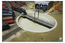 Walthers 933-2860 Motorized 90' Turntable - Assembled - 13-3/4" 34.9cm Overall Diameter, HO
