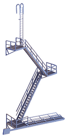 Walthers Cornerstone 933-3736 Modern Fire Escape - Kit, HO