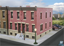 Walthers Cornerstone 933-3778 Row House - Kit, HO