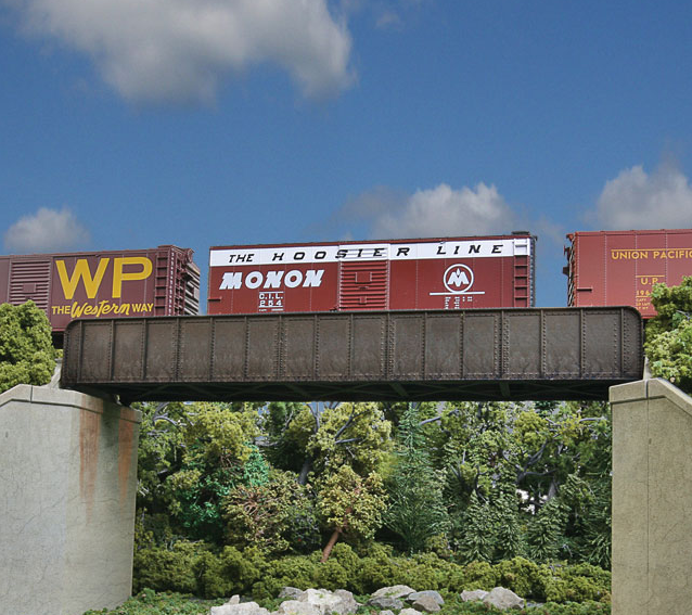 Walthers Cornerstone 933-4502 70' Single-Track Railroad Through Girder Bridge - Kit, HO