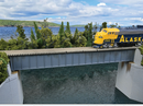Walthers Cornerstone 933-4508 90' Single Track Railroad Deck Girder Bridge - Kit, HO