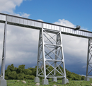 Walthers Cornerstone 933-4554 Steel Railroad Bridge Tower - Kit, HO