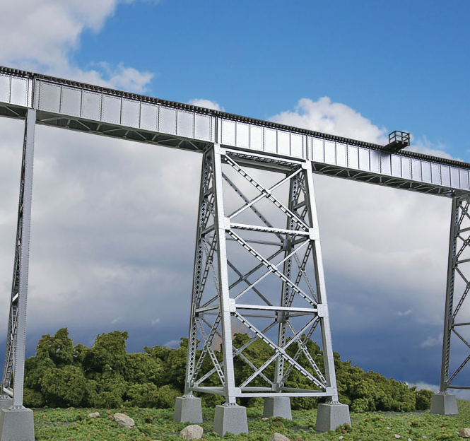 Walthers Cornerstone 933-4554 Steel Railroad Bridge Tower - Kit, HO
