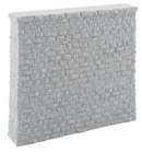 Walthers Cornerstone 933-4582 Double-Track Railroad Bridge Stone Pier - Resin Casting, HO