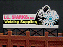 Miller Engineering Animation 9382 I.C. Sparks Billboard Billboard, Small